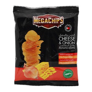 Mega Potato Chips Cheese & Onion 13g