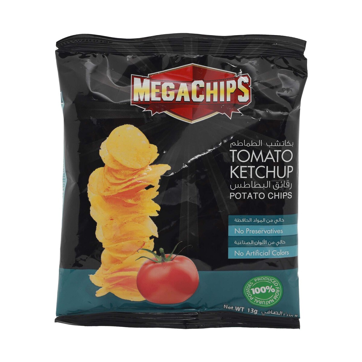 Mega Potato Chips Tomato Ketchup 22 x 13g