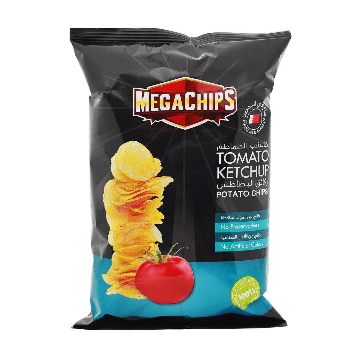Mega Potato Chips Tomato Ketchup 90g