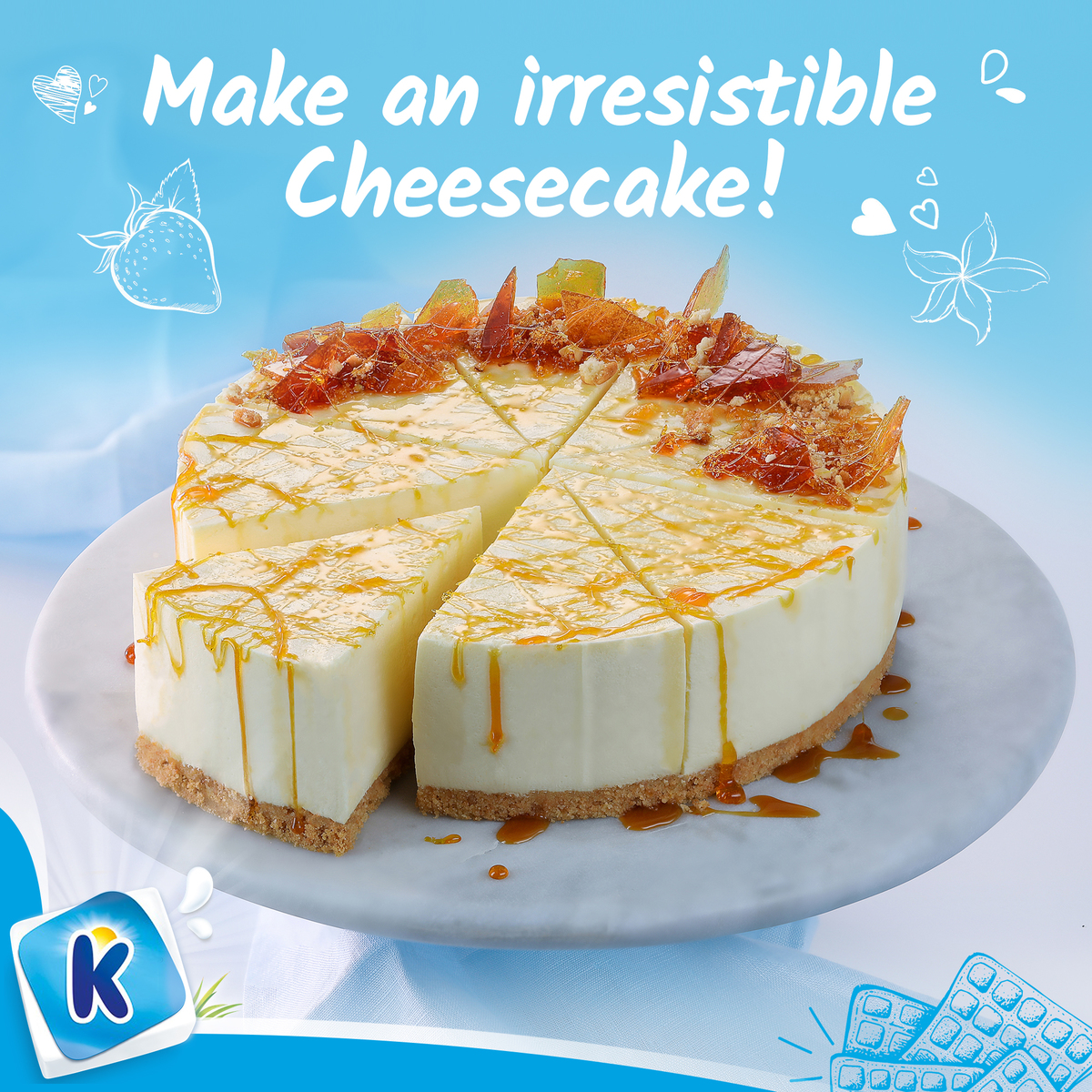 Kiri Spreadable Cream Cheese Squares 30 Portions 540 g