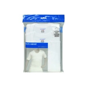 Elite Comfort Boys T.Shirt White 3Pcs Pack 11-12Y