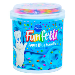 Pillsbury Funfetti Aqua Blue Vanilla 442g