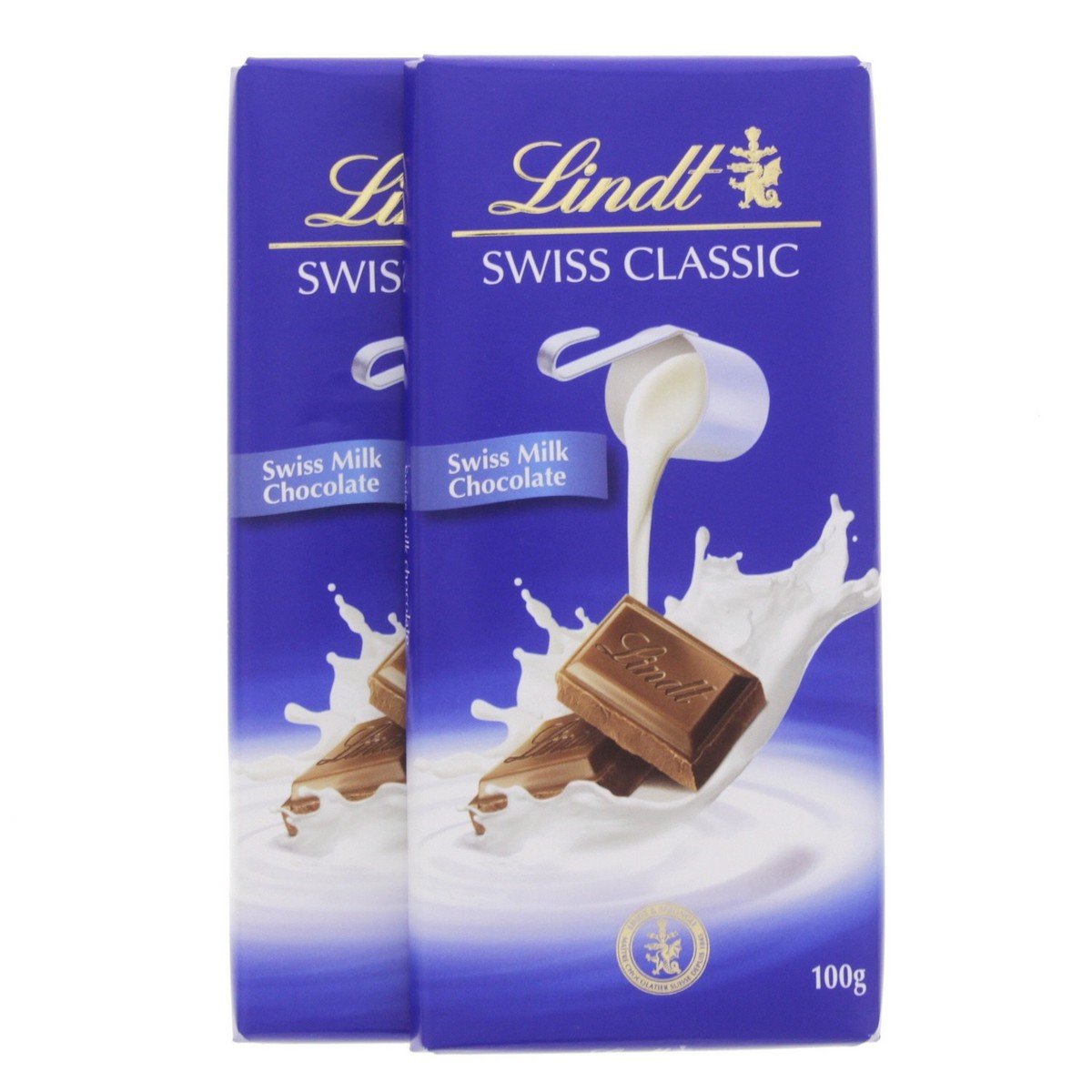Lindt Swiss Classic Swiss Milk Chocolate 2 x 100 g