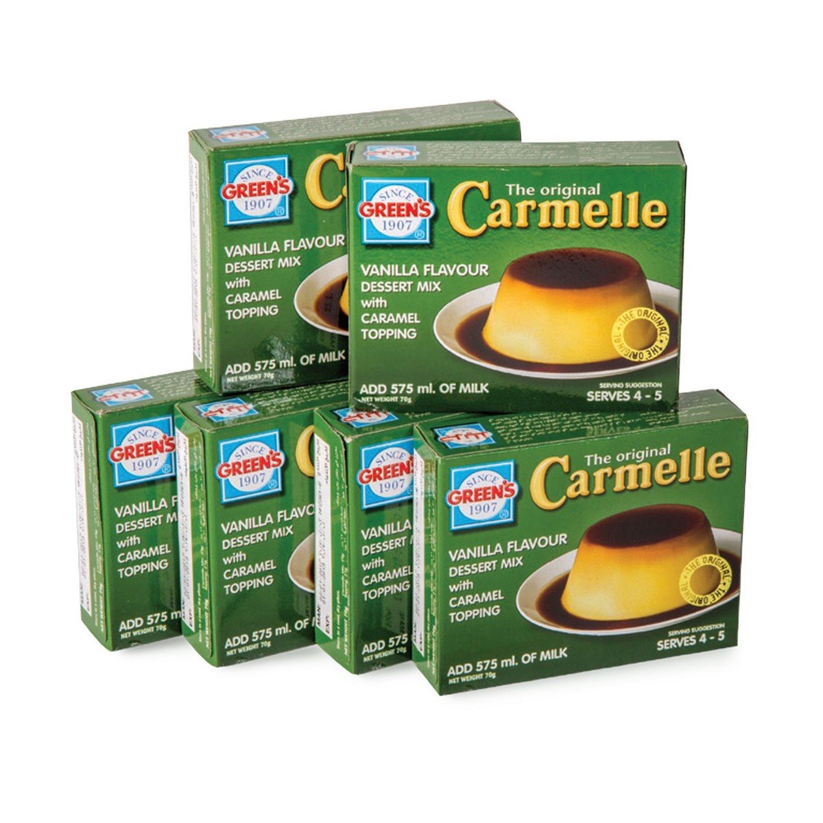 Green Cream Caramelle 6 X 70 Gm