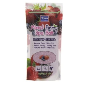Buy Yoko Mixed Berry SPA Salt 300 g Online at Best Price | Bath Additives | Lulu Kuwait in UAE