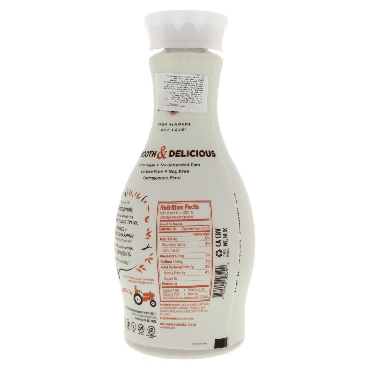 Califia Farms Creamy Original Almond Milk Drink 1.4 Litres