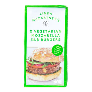 Linda McCartney's Vegetarian Mozzarella Burgers 227g