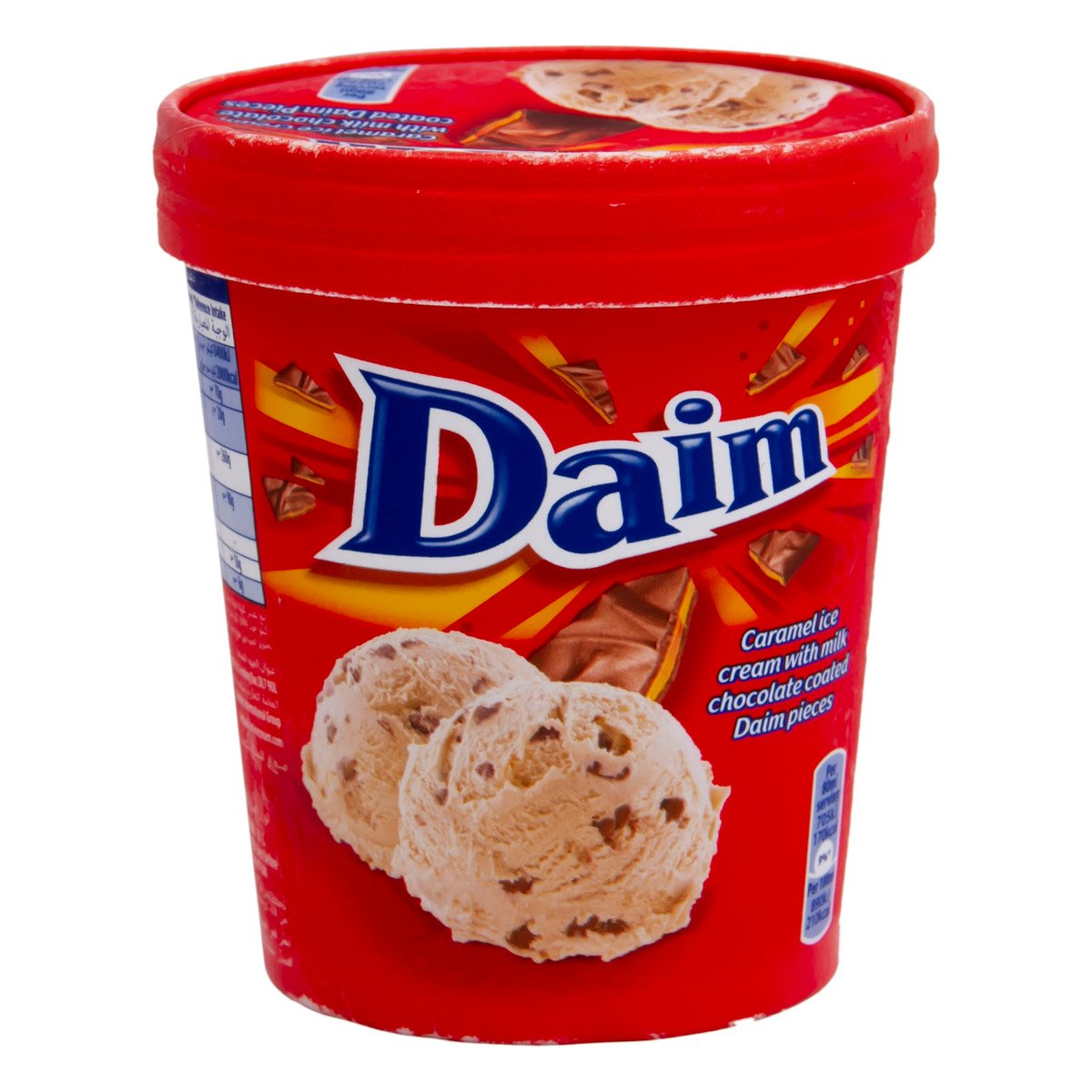 Daim Caramel Ice Cream With Milk Chocolate Coated 480 ml