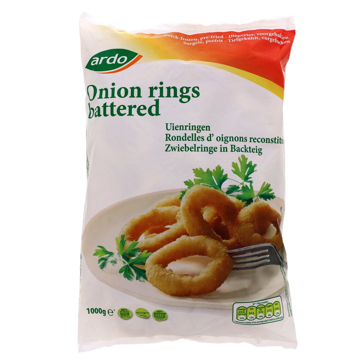 Ardo Onion Rings Battered 1 kg