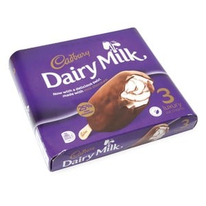 Cadbury Dairy Milk Luxury Chocolate Ice Cream Bar 100ml x 3pcs