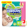 Baby Joy Diaper Size 3 Medium 6-12kg Giant Pack 84 pcs