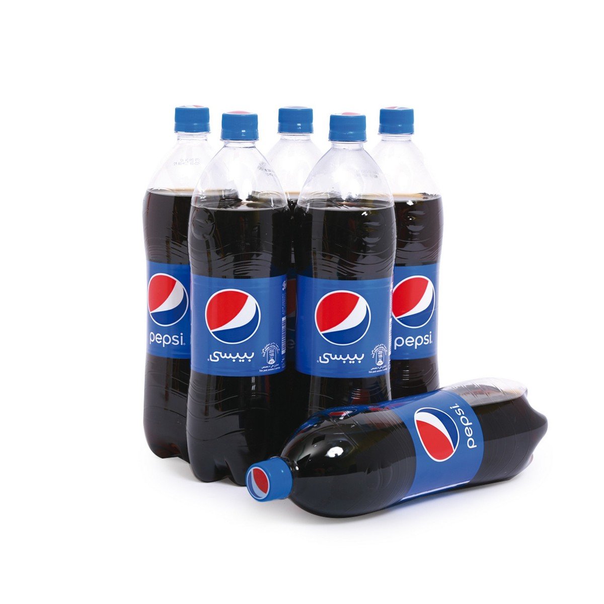 اشتري قم بشراء Pepsi Pet Bottle 1.25Litre x 6pcs Online at Best Price من الموقع - من لولو هايبر ماركت Cola Bottle في الكويت