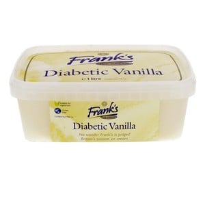 Frank's Diabetic Vanilla Ice Cream 1 Litre