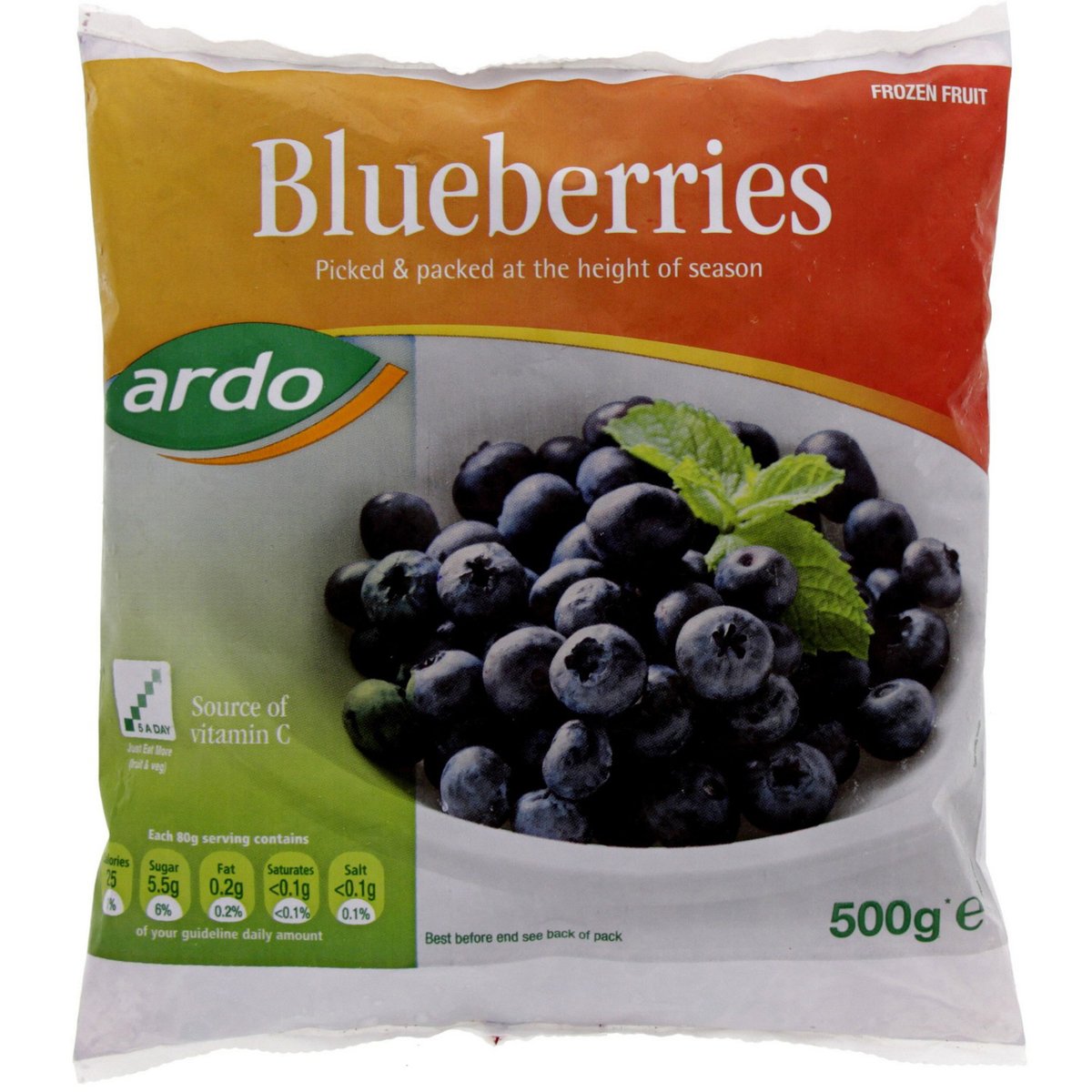 Ardo Blueberries 500g