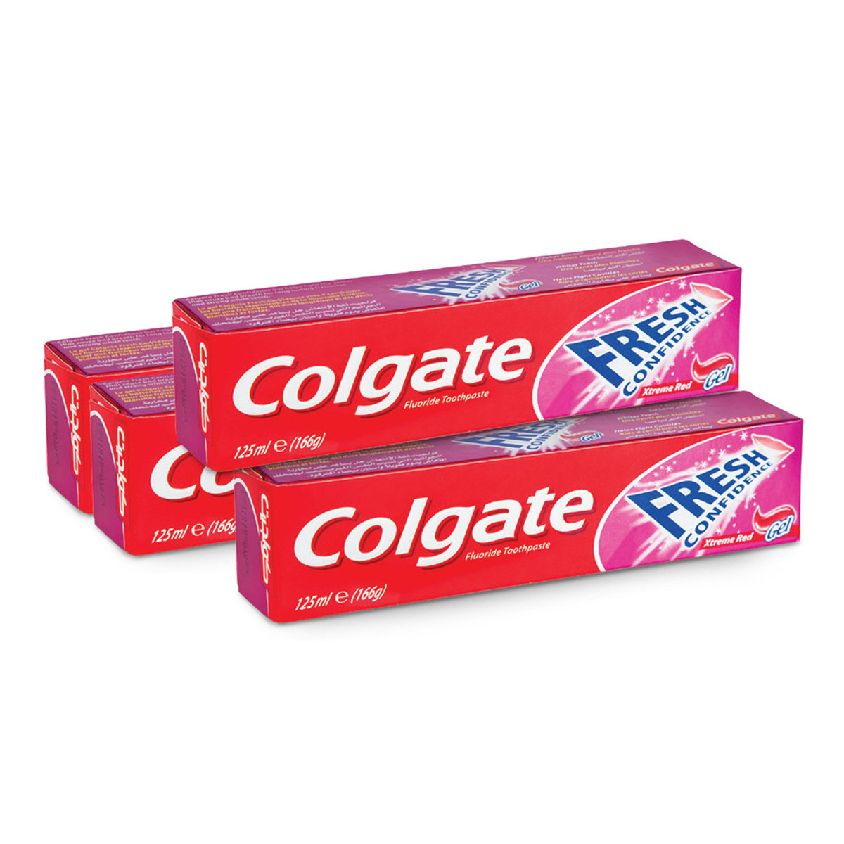 Colgate Toothpaste Fresh Confidence Assorted 4 x 125 g