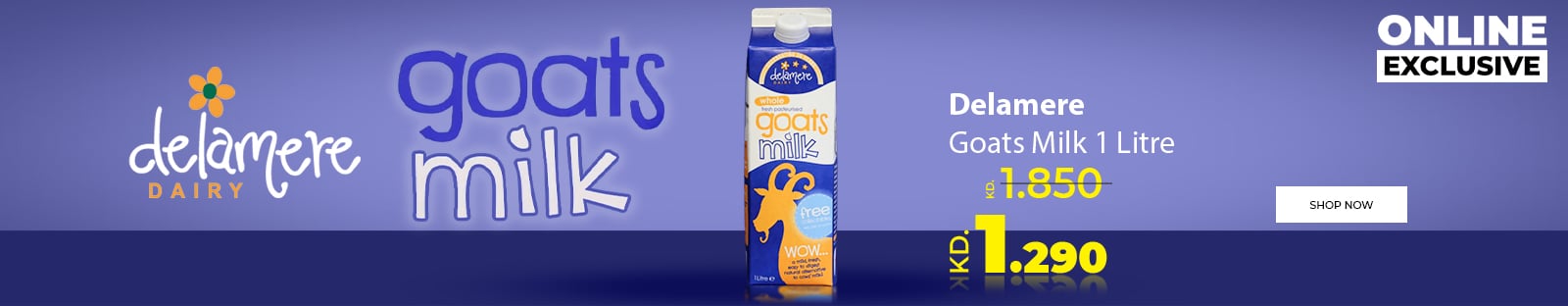 Goat milk import 31.5