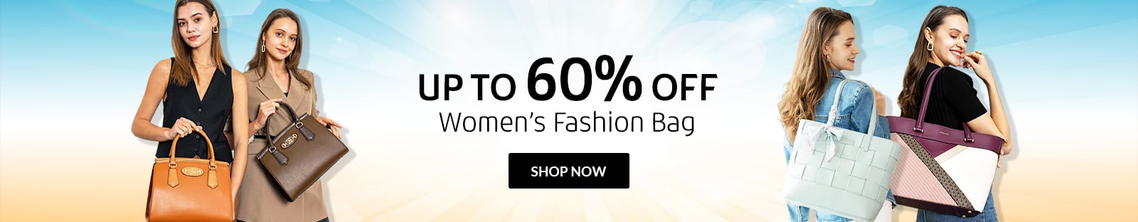Up To 60% Off Women's fashion bags 