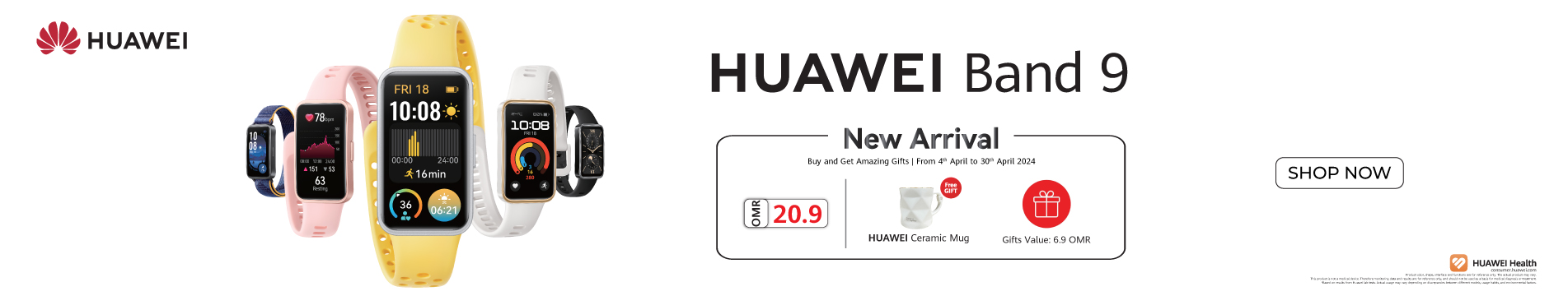 Huawei Band 9 30-apr-2024