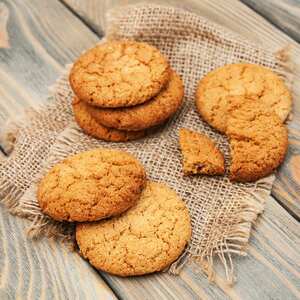 White Oats & Plain Cookies 10pcs
