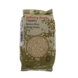 Infinity Foods Organic Short Grain Brown Rice 500g