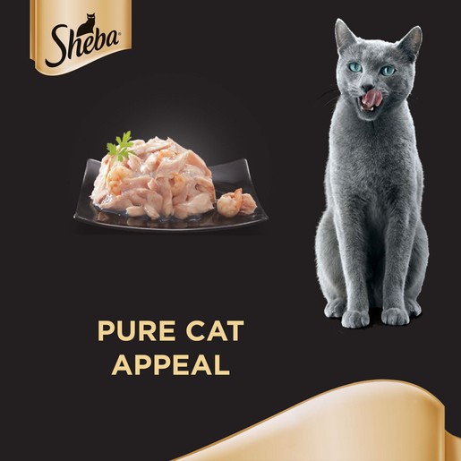 Buy Sheba Tuna And Salmon With Gravy Cat Food 85g Online Lulu Hypermarket Ksa