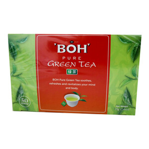 Boh Pure Green Tea 50 x 2g