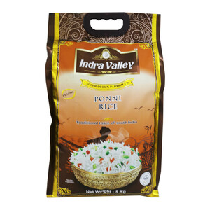 Indra Vally Ponni Parboiled Rice 5kg