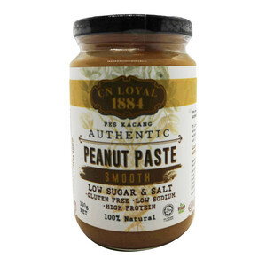 CN Loyal 1884 Peanut Paste Smooth Low Sugar & Salt 360g