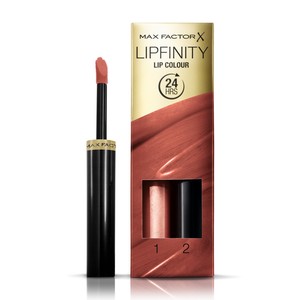 Max Factor Lipfinity Lip Colour Lipstick 2-step Long Lasting 070 Spicy 2pcs