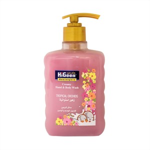 Hi Geen Antiseptic Creamy Hand & Body Wash Tropical Orchids 500ml