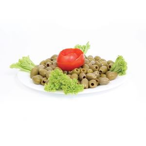 Greek Green Pitted Olives Jumbo 300g