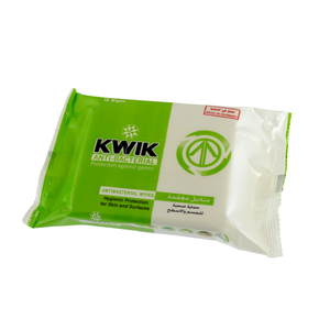 Kwik Antibacterial Wipes 15pcs