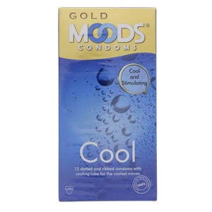 Moods Gold Condoms Cool 12pcs