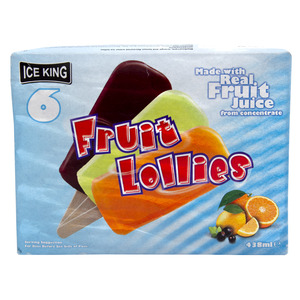Ice King Fruit Lollies 438ml