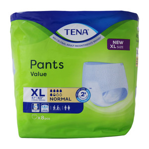 Tena Pants Value Pack XL 8 Counts