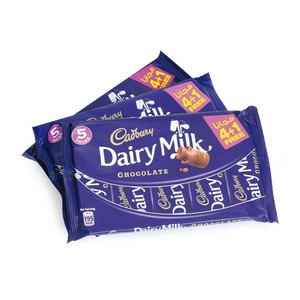 Cadbury Dairy Milk Chocolate 37g 4+1