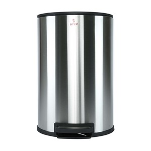 Step Stainless Steel Pedal Bin Slow Down 40Ltr