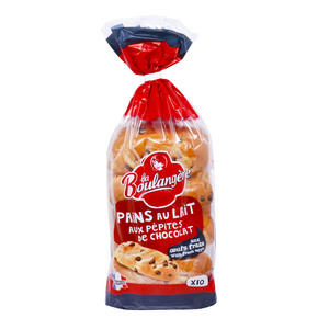La Boulangere 10 Milk Rolls with Chocolate Chips 350g