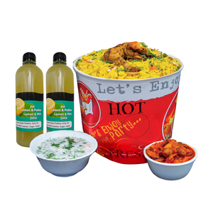 Bucket Nasi Mandhi Ayam ( Chicken Mandhi Bucket Meal )