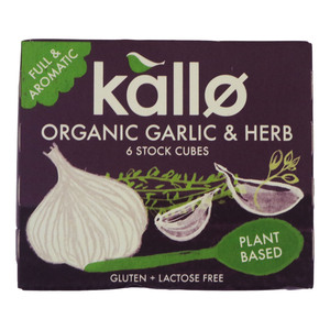 Kallo Garlic & Herb Stock Cube 66g