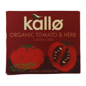 Kallo Tomato & Herb Stock Cube 66g