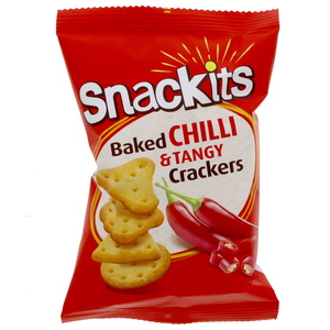 Nabil Snackits Chilli And Tangy Crackers 8 x 40g