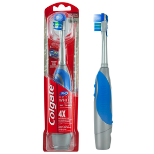Colgate Powered Toothbrush 360 Optic White Platinum Soft Assorted 1pc