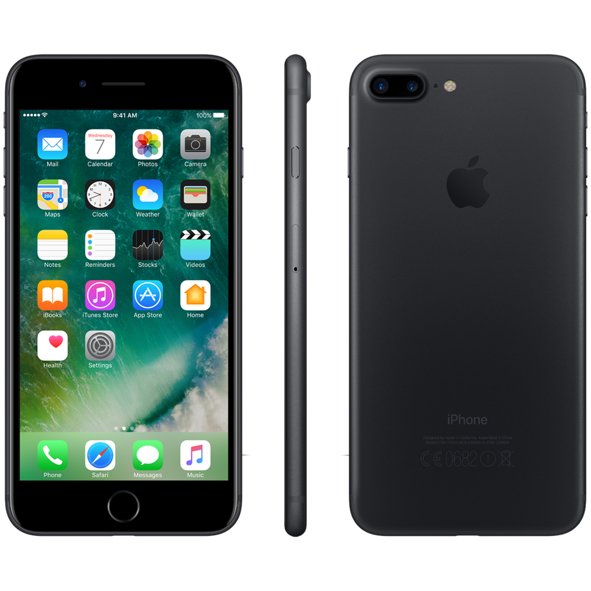 Buy Apple Iphone 7 Plus 128gb Black Online Lulu Hypermarket Qatar