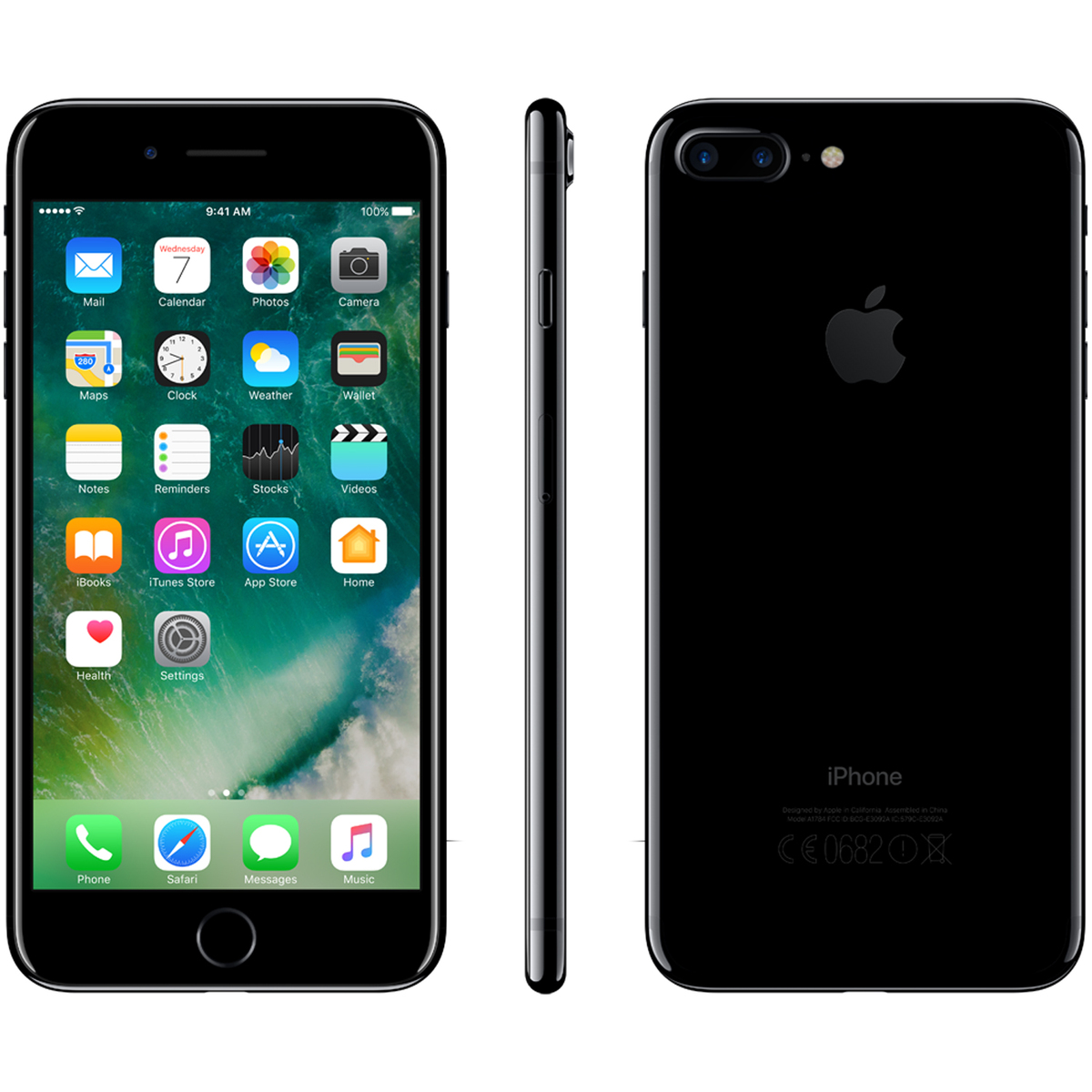 Buy Apple Iphone 7 Plus 128gb Jet Black Online Lulu Hypermarket Qatar