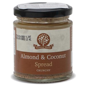 Natural World Almond & Coconut Spread Crunchy 170g