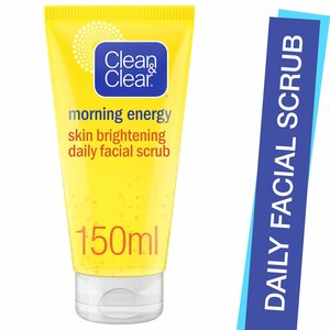 Clean & Clear Facial Scrub Morning Energy Skin Brightening 150ml