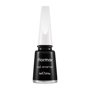Flormar Classic Nail Enamel - 313 Black Minimalism 1pc