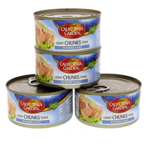 California Garden Light Meat Tuna Chunk In Water And Salt 170g x 4pcs