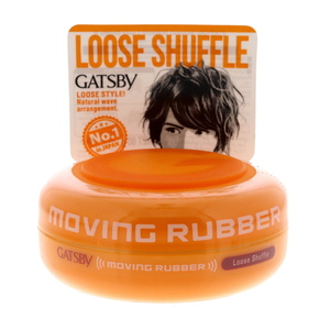 Gatsby Loose Shuffle Moving Rubber Hair Gel 80g